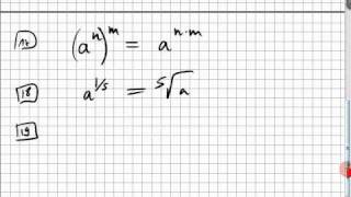 0905 Rechenregeln für Potenzen und Wurzeln [upl. by Gay]