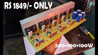 200W SUB 100 W STEREO 2 IN ONE AMPLIFIER BOARD [upl. by Jauch386]