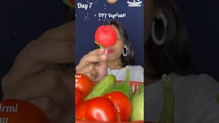 বেলুনের সবজি 🍅😱😱diy art shorts [upl. by Ahtnama]