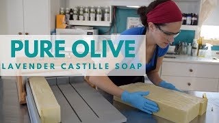 Making Lavender Castille Soap [upl. by Len]