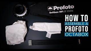 How to Assemble A Profoto 3 Octa Softbox [upl. by Nalor]