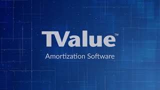 TValue Amortization Software [upl. by Eirolam]