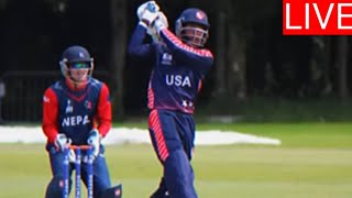 Nepal Vs USA 2nd T20 Live Score amp Commentary  NEP Vs USA Live [upl. by Tyrrell]