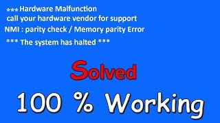 quotThe System Has Haltedquot quotProblem Solution 2018quot [upl. by Devan628]