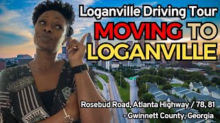 Loganville GA Driving Tour  Rosebud Road Atlanta Highway  78 81  Gwinnett County Georgia [upl. by Nylirac]