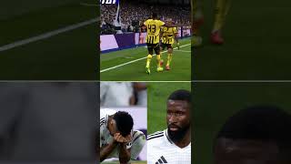 BORUSSIA DORTMUND TAKE A 20 LEAD OVER REAL MADRIDMADRID DEFENDERS ARE SHOCKED 😳 championsleague [upl. by Lyj]