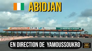 Abidjan sur la route direction Yamoussoukro [upl. by Nahttam]