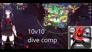 ALBION ONLINE 10v10 HELLGATE DIVE COMP [upl. by Yorel]