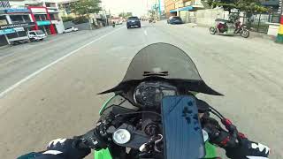 ZX6r Highway Ride Pure Audio [upl. by Anelegna]