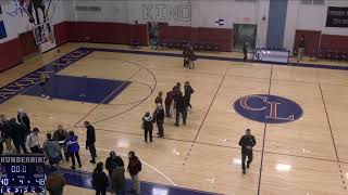 Chautauqua Lake vs Clymer Central High School Boys Varsity Basketball [upl. by Sesiom]