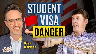 Visa Officer Reveals Biggest Red Flags For F1 Visa Interview [upl. by Yelyac852]