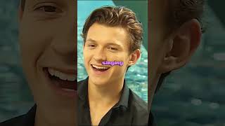 Zendaya Catching Tom Holland Singingshorts tomholland hollywood zendaya [upl. by Ihpen]