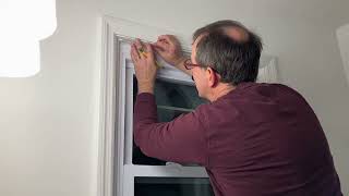 How to TRIM and Adapt VENETIAN BLINDS to Fit Your Window [upl. by Dean]