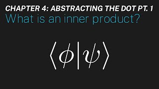 Ch 4 What is an inner product  Maths of Quantum Mechanics [upl. by Gildas752]