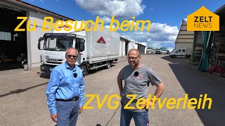 ZeltNews zu Besuch bei ZVG Zeltverleih [upl. by Hahseram]