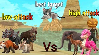 wildcraft the best pet  maximum attack♥️ range pets and low 🐱cat pet is best target following 🦊 [upl. by Akiehsal723]