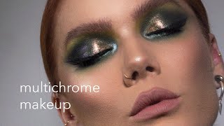 Multichrome makeup using Danessa Myricks new Lightwork Volume III  Linda Hallberg [upl. by Hilda]