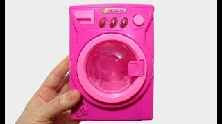 Toy Washing Machine Mini Review Toy Детская стиральная машинка мини [upl. by Tannen263]