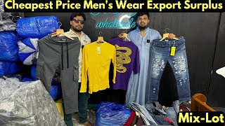 Cheapest Export surplus Wholesaler  Cheapest branded clothes in mumbai  Export surplus [upl. by Assen]