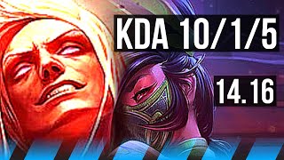 VLADIMIR vs AKALI MID  1015 800 games Dominating  BR Master  1416 [upl. by Ennaxxor952]