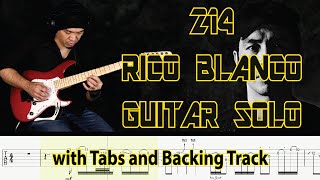 Rivermaya 214 RICO BLANCO Guitar Solo with Tabs and Backing Track by Alvin De Leon [upl. by Noy447]