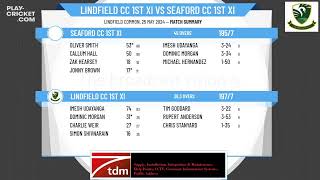 Lindfield CC 1st XI v Seaford CC 1st XI [upl. by Calloway630]