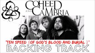 Coheed And Cambria  Ten Speed Of Gods Blood And Burial Full Backing Track [upl. by Hillel]