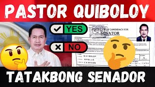 Senado o Inidoro Pastor Quiboloy Tatakbong Senador sa 2025 Pusuan Mo Kabayan [upl. by Auhoj991]