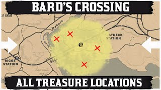 ALL Bards Crossing Treasure Map Location [upl. by Sigvard339]