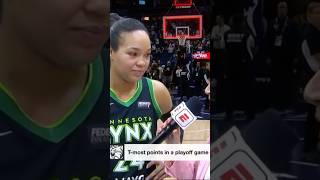 Napheesa Collier postgame sideline interview [upl. by Ainar520]