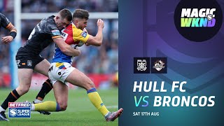 Highlights  Hull FC v London Broncos  Magic WKND  2024 Betfred Super League [upl. by Ytirev]