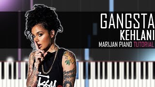 How To Play Kehlani  Gangsta  Suicide Squad Soundtrack Piano Tutorial [upl. by Clemens]