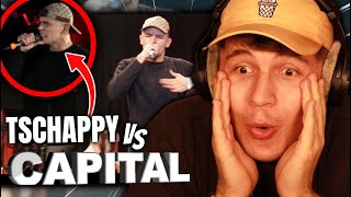 Junge CAPI zerlegt IHN KOMPLETT😂Reaktion  Capital Bra vs Tschappy Rap am Mittwoch [upl. by Vernita124]