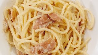 Easy Carbonara recipe approved from Rome [upl. by Gareth72]