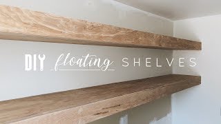 DIY Floating Shelves [upl. by Anairb]