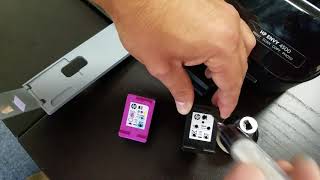 How to make a HP 67 Refillable Cartridge with SPONGE [upl. by Eahcim98]