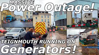 What happens when Teignmouth Town Centre has No Power  250924 [upl. by Filmore]