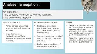 LA NEGATION  4 minutes pour tout comprendre [upl. by Ynaffad]