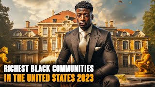 10 RICHEST BLACK COMMUNITIES In The UNITED STATES 2023 [upl. by Jillian]