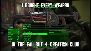 Rating Every Fallout 4 Creation Club Weapon [upl. by Nandor778]