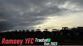 Romsey Young Farmers Tractor Run December 2023 [upl. by Ilyah]