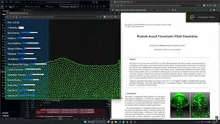 Opensource Particlebased Viscoelastic Fluid Simulation Implementation [upl. by Kurys]