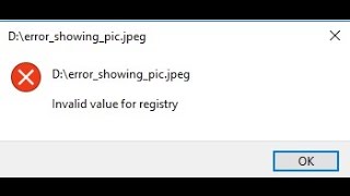 Fixing Windows Start menu  Invalid value for Registry WINDOWS 10 [upl. by Erdnassak]