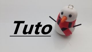 Tuto Fimo  Bonhomme de neige [upl. by Siul]