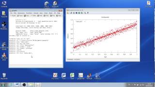 gnuplot linear fit [upl. by Hanauq435]