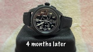 Zenith pilot big date flyback ceramic 4 months later… [upl. by Kingsly]