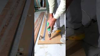 Door staphner fitting process  band shutter Ko Sidha kaise karen woodworking shortvideo [upl. by Fanchon581]