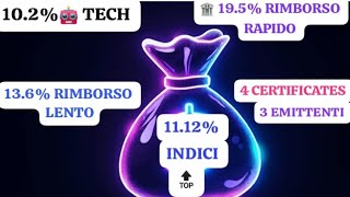 🏆MIGLIOR CERTIFICATO SU INDICI 2024🌟1112  ALTRI 3 💰dividendi finanza soldi money certificati [upl. by Cartwell]