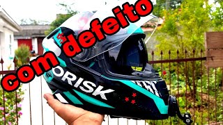 Capacete NORISK ff302 Com DEFEITO COMO RESOLVER [upl. by Arita]