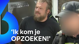 VROUWENMISHANDELAAR en oplichter Leon C BEDREIGT Alberto bij ARRESTATIE  Undercover in Nederland [upl. by Sibell]